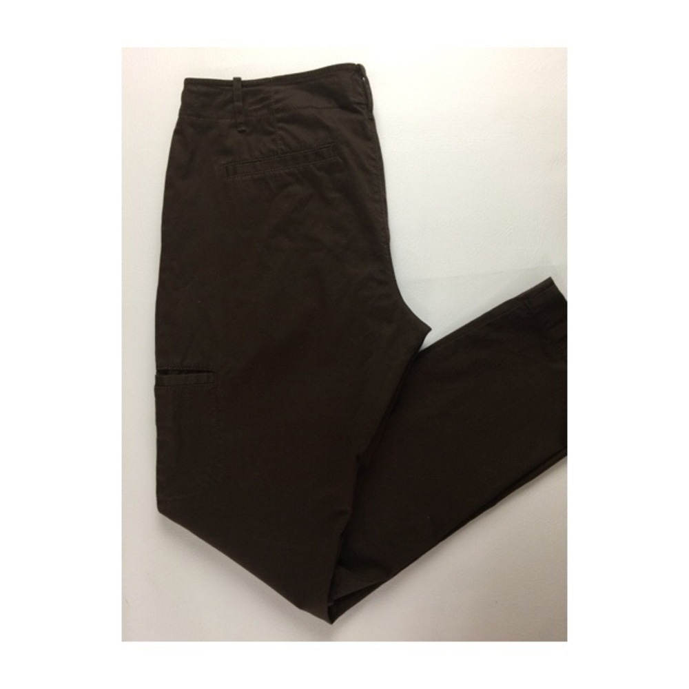 Brown mid rise skinny cargo pant